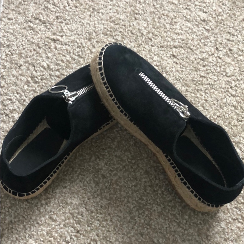 Suede black sneakers